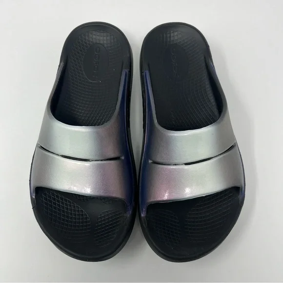 Oofas OOAHH Luxe Slide Sandals Frost Women’s Size 7 Recovery - Picture 4 of 9